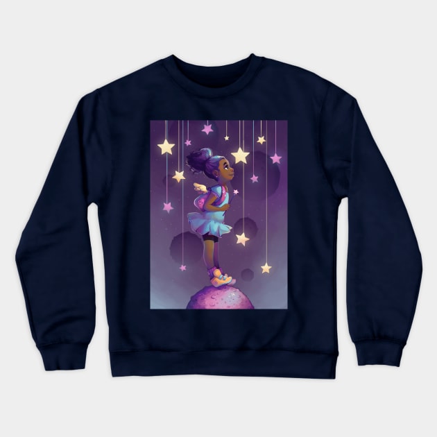 Reach for the Stars Crewneck Sweatshirt by GDBee